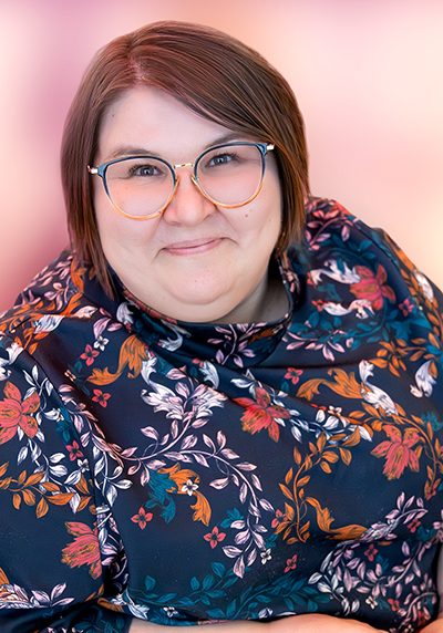 Closeup of Sanna Lindgren.