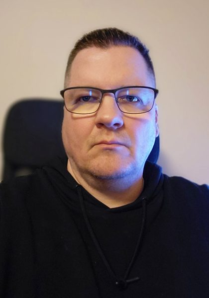Closeup of Jarno Kankaanranta.